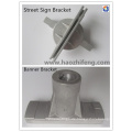 Flat Blade Street Name Sign Bracket von Die Casting Processing